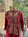 Maroon Skirt Set