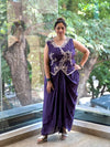 Purple Skirt Set