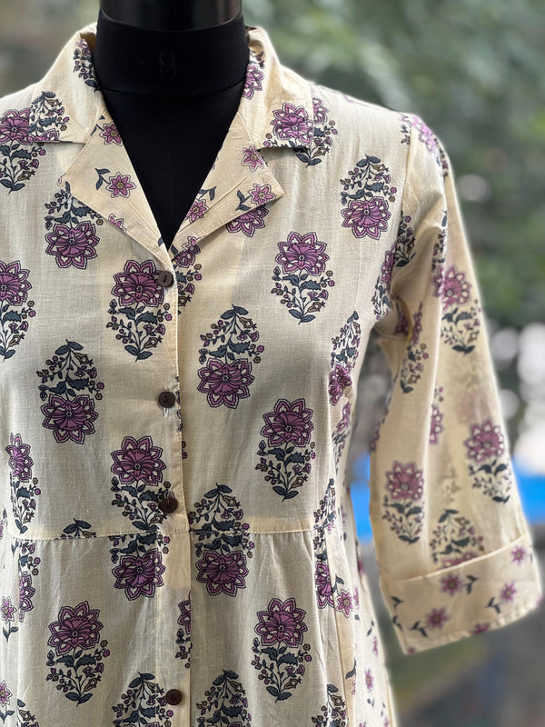 Cream A-Line Tunic
