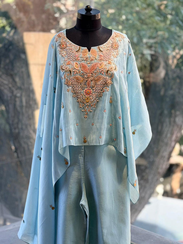 Blue Tisue Co Ord