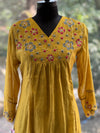 Yellow Chanderi Silk Suit Set