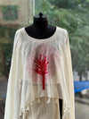 Half White Cape Set