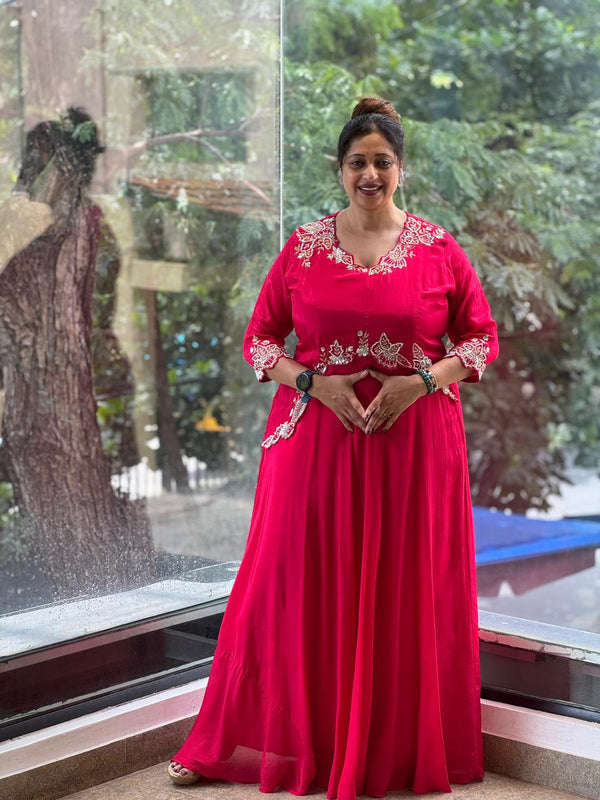 Dark Pink Gown