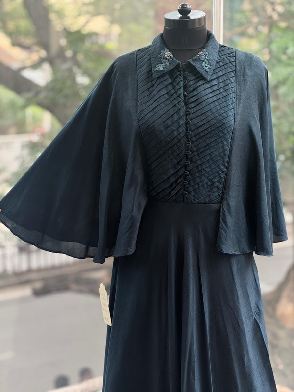 Blue Bell Sleeves Gown