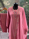 Pink Aplique Work Suit