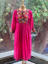 Pink Mal Chanderi Kurta Set