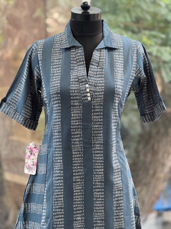 Greyish Blue Tunic