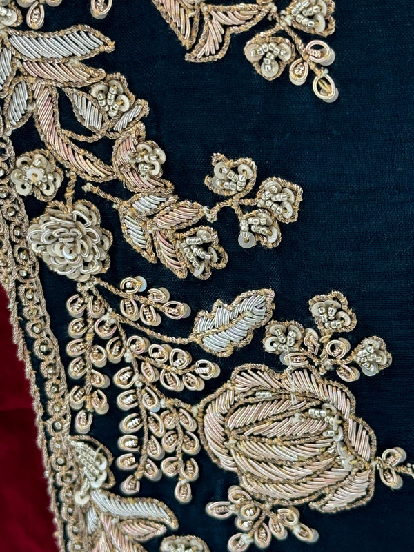 Blue Designer Made Kaftan Co Ord