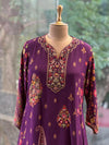 Purple Harem Pants Set