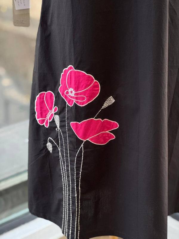 Black Patch Work Tunic