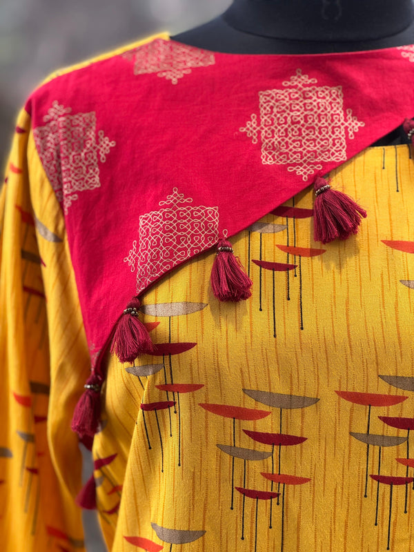 Yellow Printed Tunic