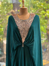 Green Kaftan Gown