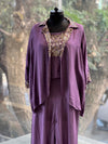 Mauve Palazzo Set