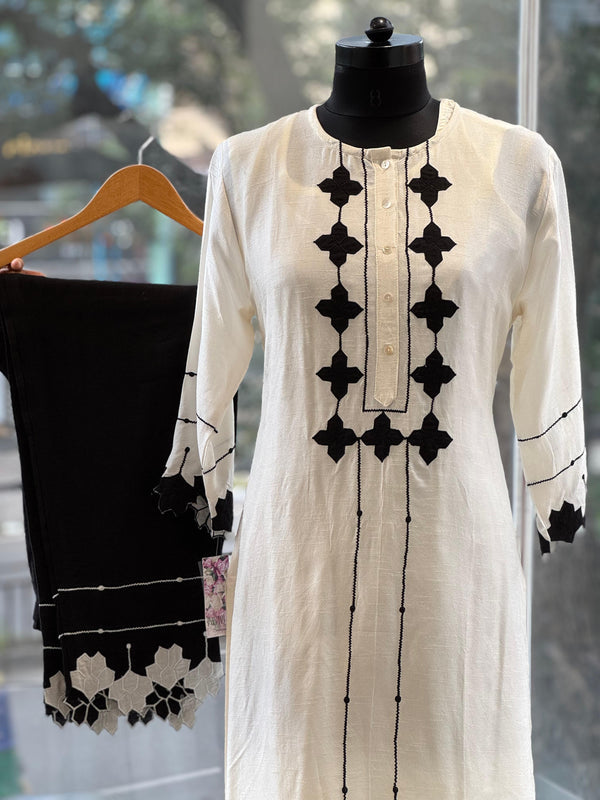 Black Patch Work Co Ord