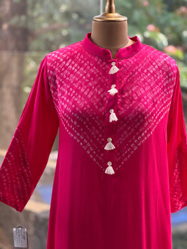 Pink Shibori Co Ord