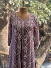 Mauve Jacket Style Gown
