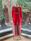 Red Applique Co Ord Set