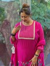 Rani Pink Dupatta Set