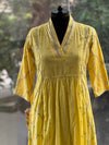 Yellow Tari work Kurta Set