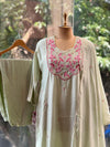 Pastel Green Dupatta Set