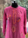 Pink Chanderi Suit