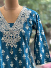 Blue Embroidered Tunic