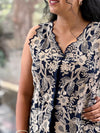 Blue Tie Die Skirt Set