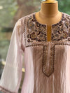 Mauve Glass Tissue Suit