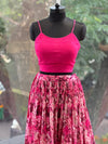 Pink Floral Lehenga