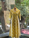 Yellow Floral Print Aline Tunic