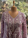 Mauve Jacket Style Gown
