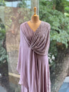 Light Mauve Shimmer Gown