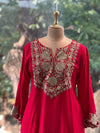 Red Skirt Set
