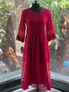 Maroon Pintux Yolk Suit Set