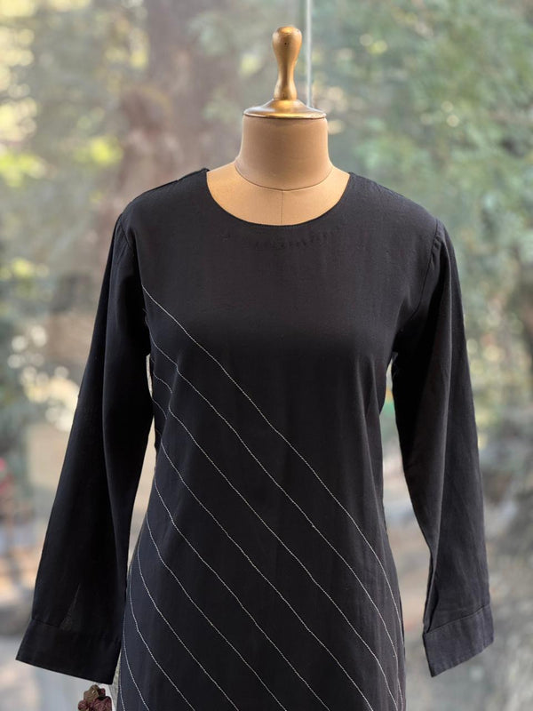 Black Lines Co Ord