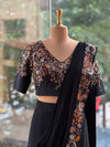 Black Intricate Drape Saree