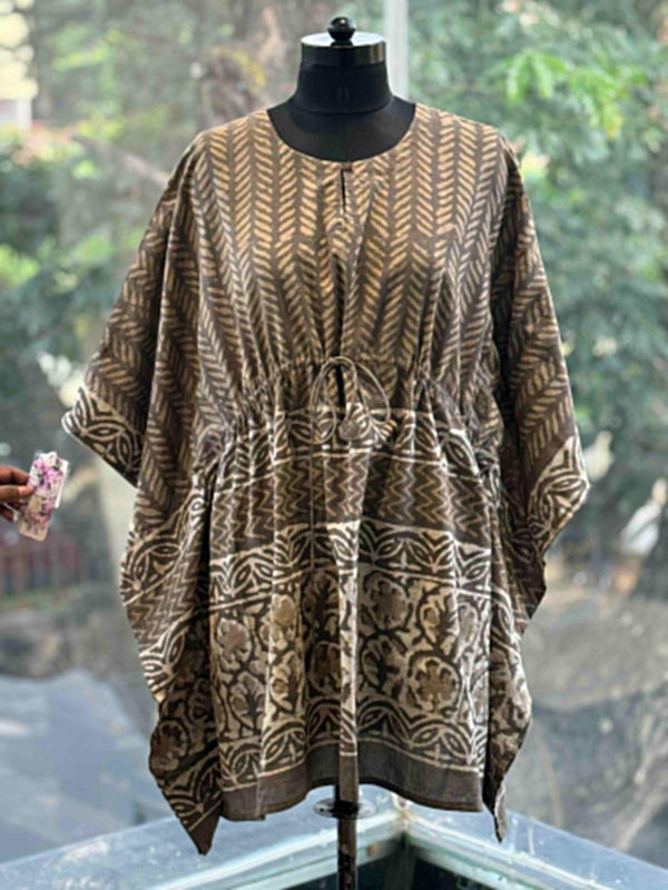 Cement color kaftan