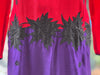 Red Color Block Co Ord