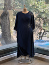 Dark Blue Tie Knot Tunic