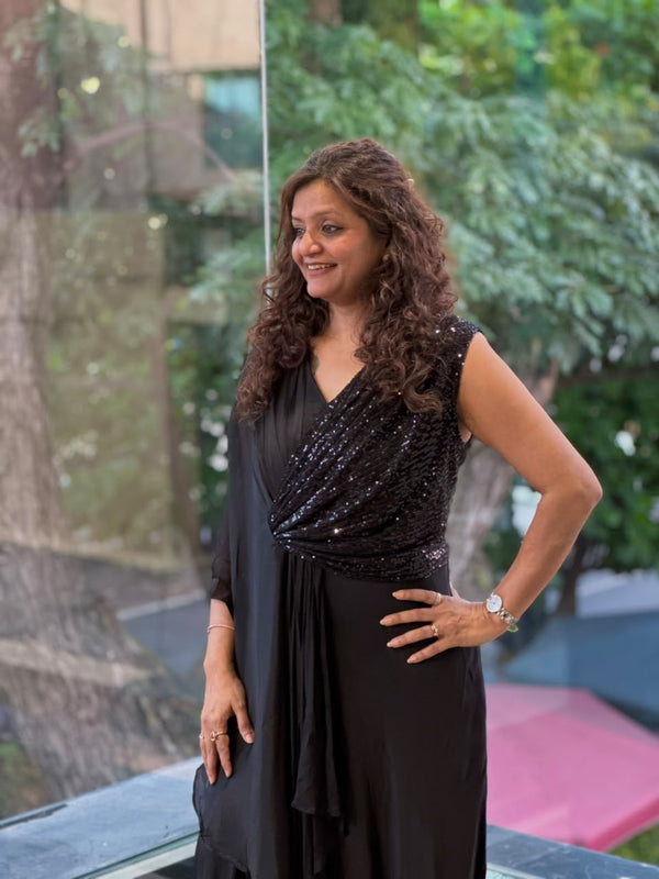 Black Shimmer Gown
