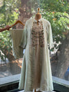 Green Tissue Jacket With Dupatta