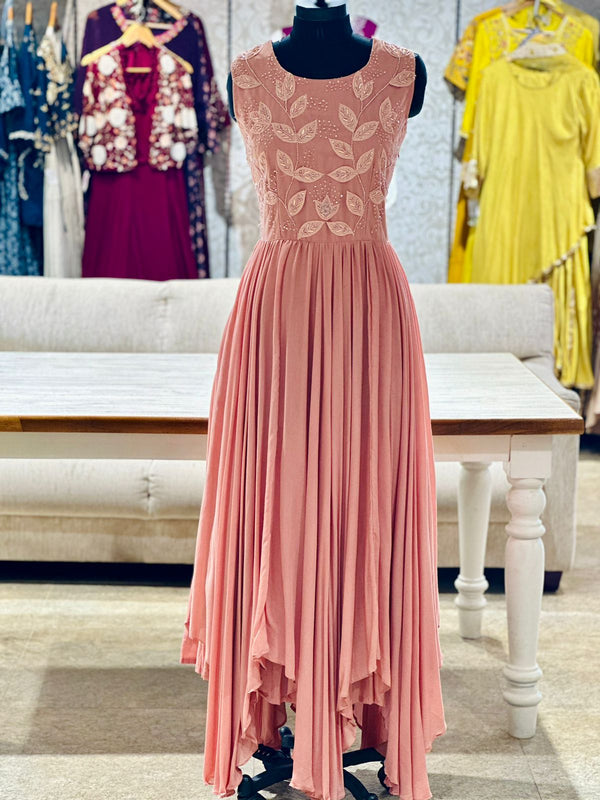 Peach Gown