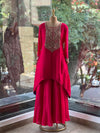 Pink Crush Dupatta Set