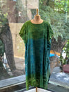 Green/Blue Shaded Kaftan Co Ord