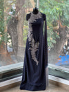 Navy Blue Cocktail Gown