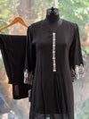 Black High Low Co Ordz XXL