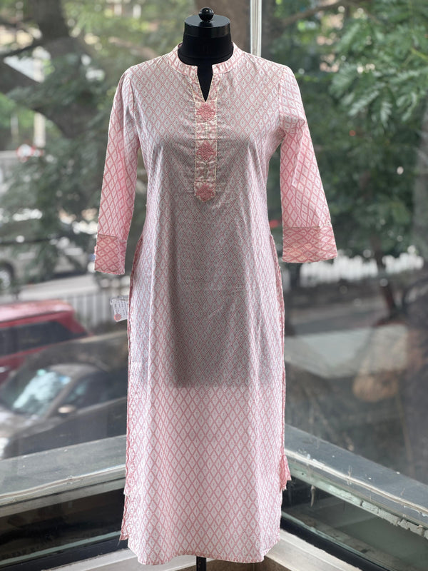 Pink Printed Co Ord