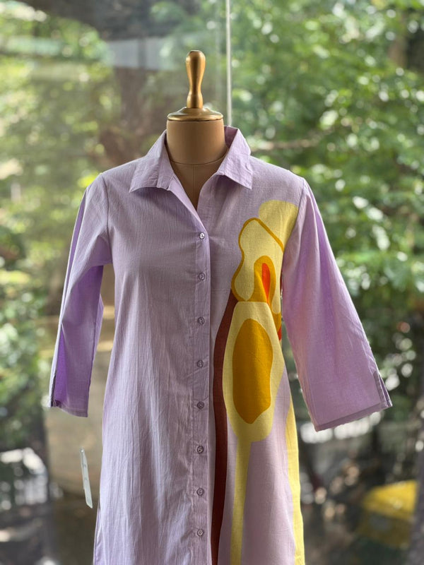 Lilac Printed Tunic