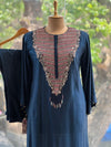 Blue Intricate Yoke Co ord