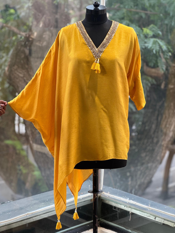 YellowV Neck Co Ord